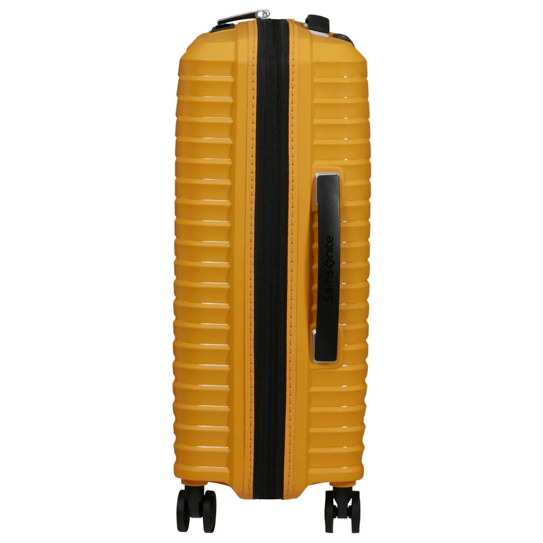 Zijkant van de Samsonite Upscape Handbagage geel #kleur_geel