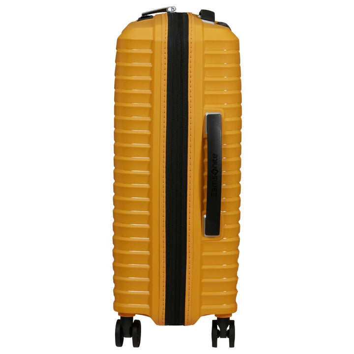 Zijkant van de Samsonite Upscape Handbagage geel #kleur_geel