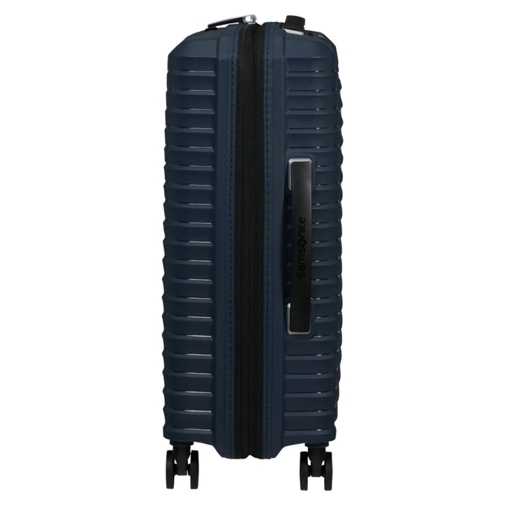 Zijkant van de Samsonite Upscape Handbagage navy #kleur_navy