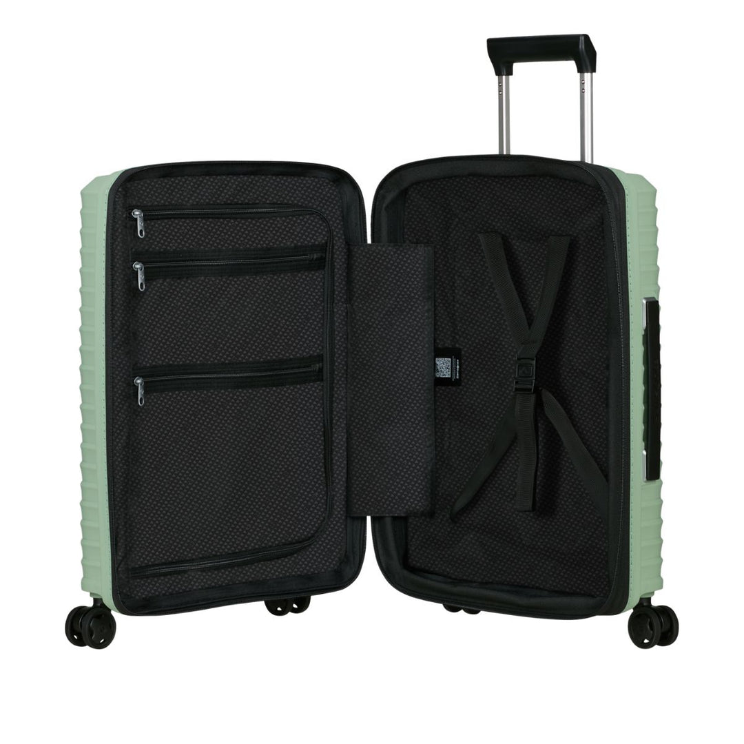 Binnenkant van de Samsonite Upscape Handbagage soft-sage #kleur_soft-sage
