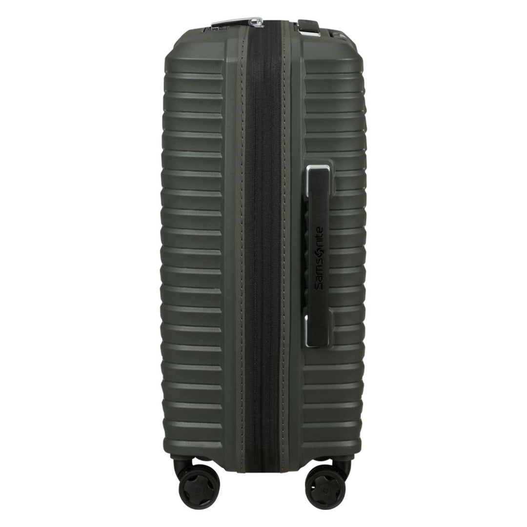 Zijkant van de Samsonite Upscape handbagage 35 donkergroen #kleur_donkergroen