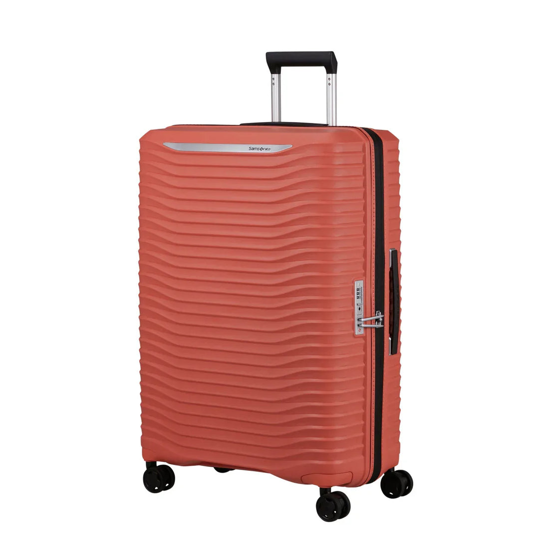Voorzijde van de Samsonite Upscape 75 in clay #kleur_clay