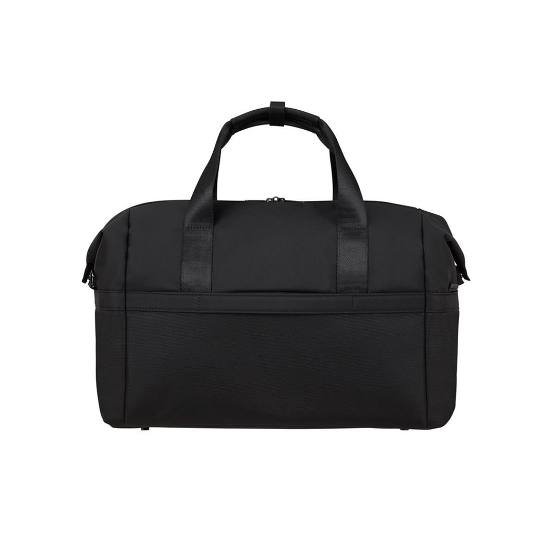 Achterkant van de Samsonite airea weekendtas black #kleur_black