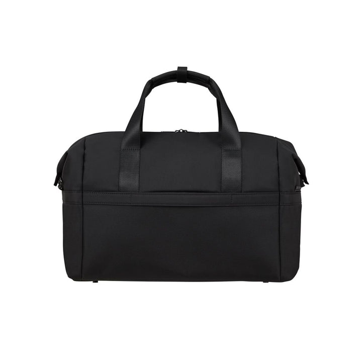 Achterkant van de Samsonite airea weekendtas black #kleur_black