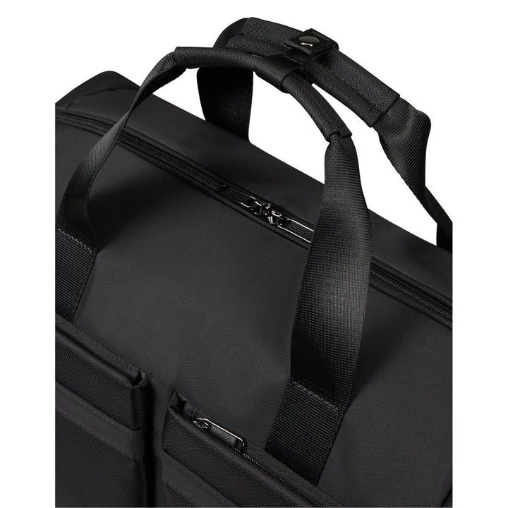Bovenkant van de Samsonite airea weekendtas black #kleur_black