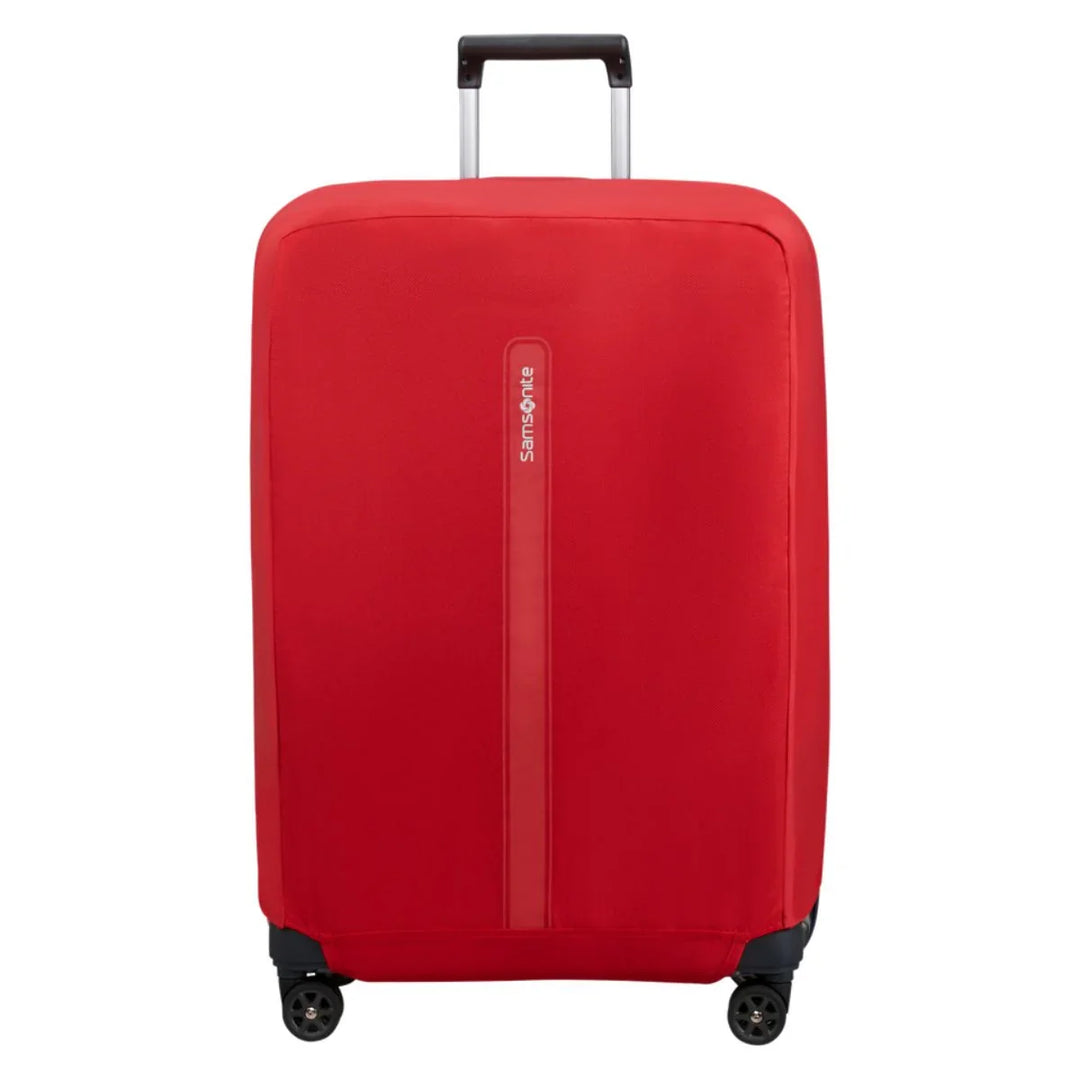 Voorkant van de Samsonite kofferhoes rood L #kleur_rood