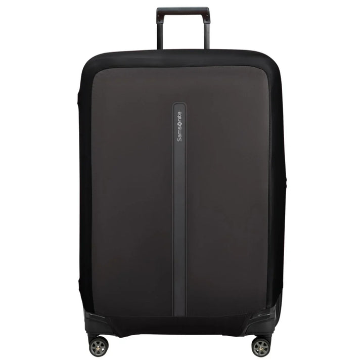 Voorkant van de Samsonite kofferhoes zwart XL #kleur_zwart