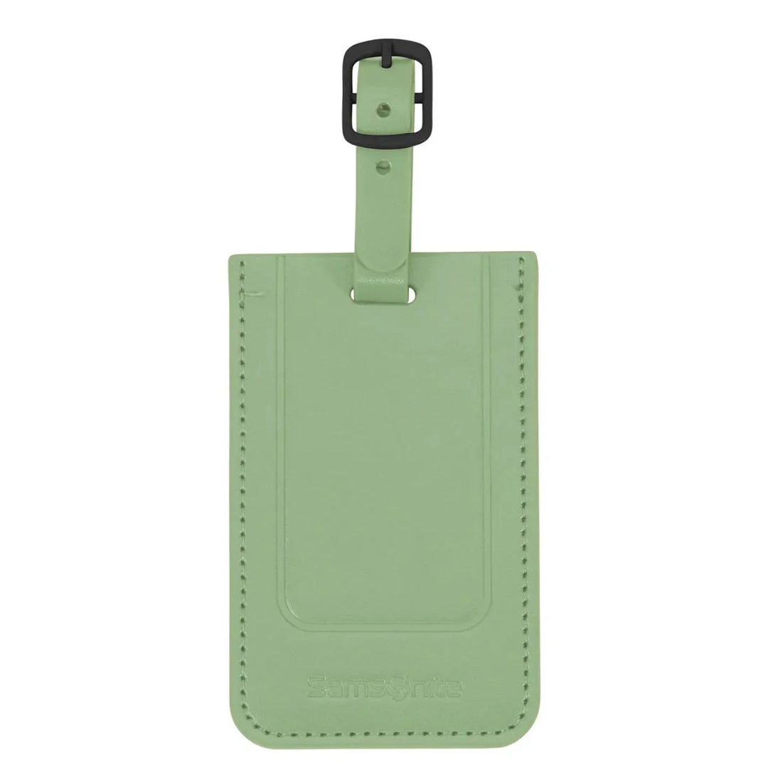 Voorkant van de Samsonite TA Revolution kofferlabel sage #kleur_sage