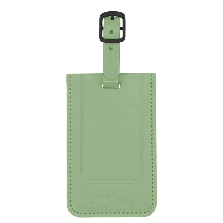 Voorkant van de Samsonite TA Revolution kofferlabel sage #kleur_sage