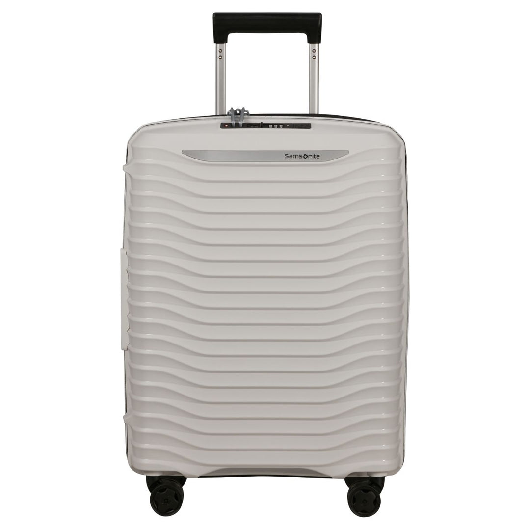 Voorkant van de Samsonite Upscape 55 handbagage koffer cloud-white #kleur_cloud-white