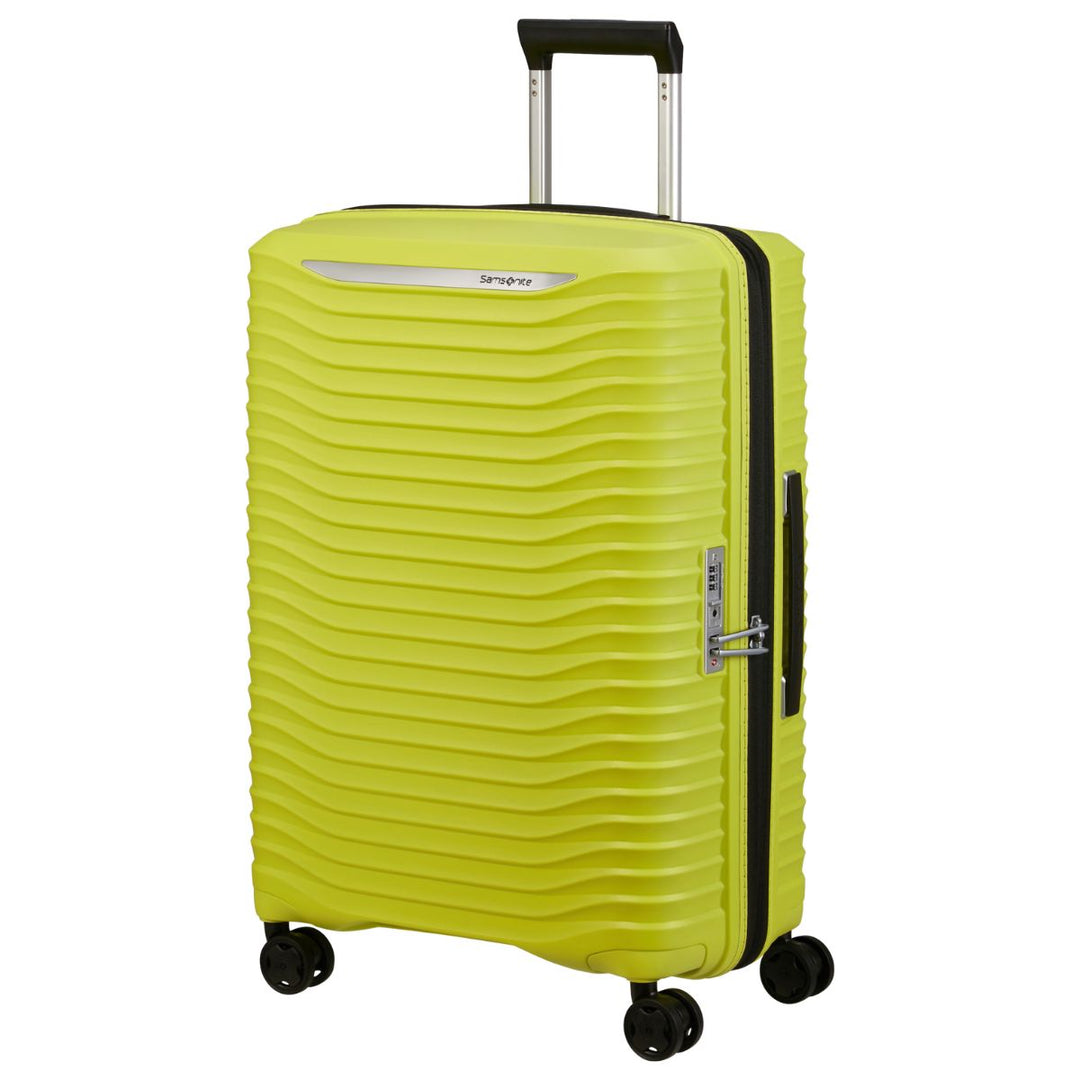 Voorzijde van de Samsonite Upscape 68 middelmaat koffer lime #kleur_lime