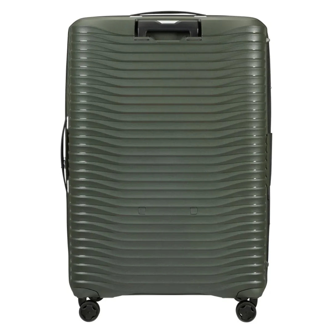 Achterkant van de Samsonite Upscape 81 EXP donkergroen #kleur_donkergroen