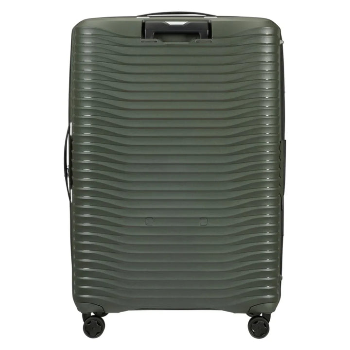 Achterkant van de Samsonite Upscape 81 EXP donkergroen #kleur_donkergroen