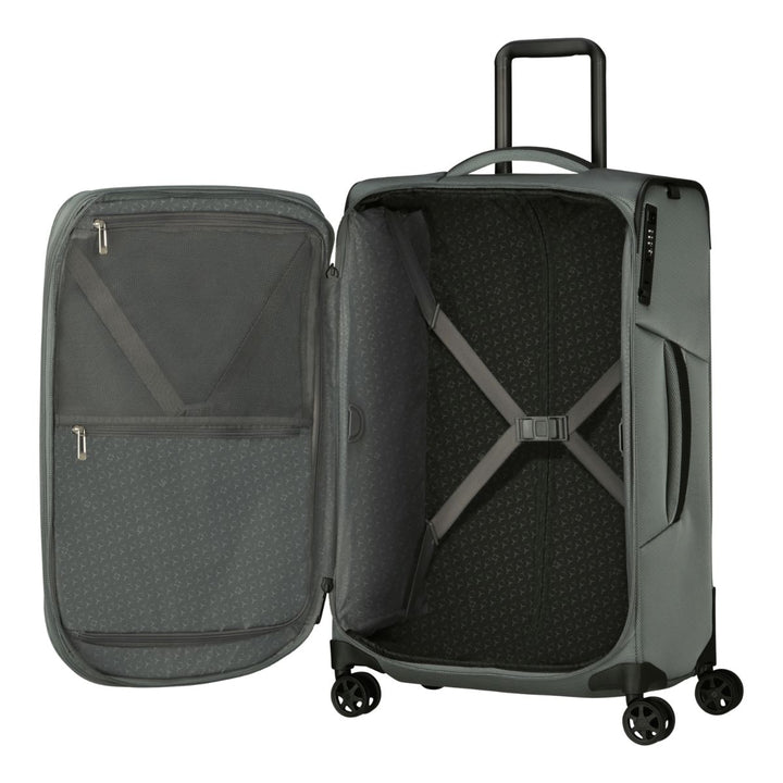 Binnenkant Samsonite Respark 67 EXP koffer grijs #kleur_grijs