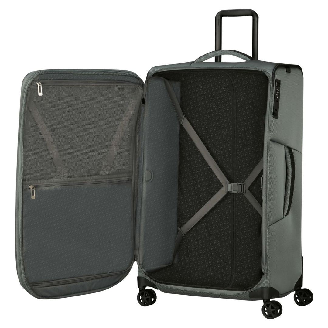 Binnenkant Samsonite Respark 79 EXP koffer grijs #kleur_grijs