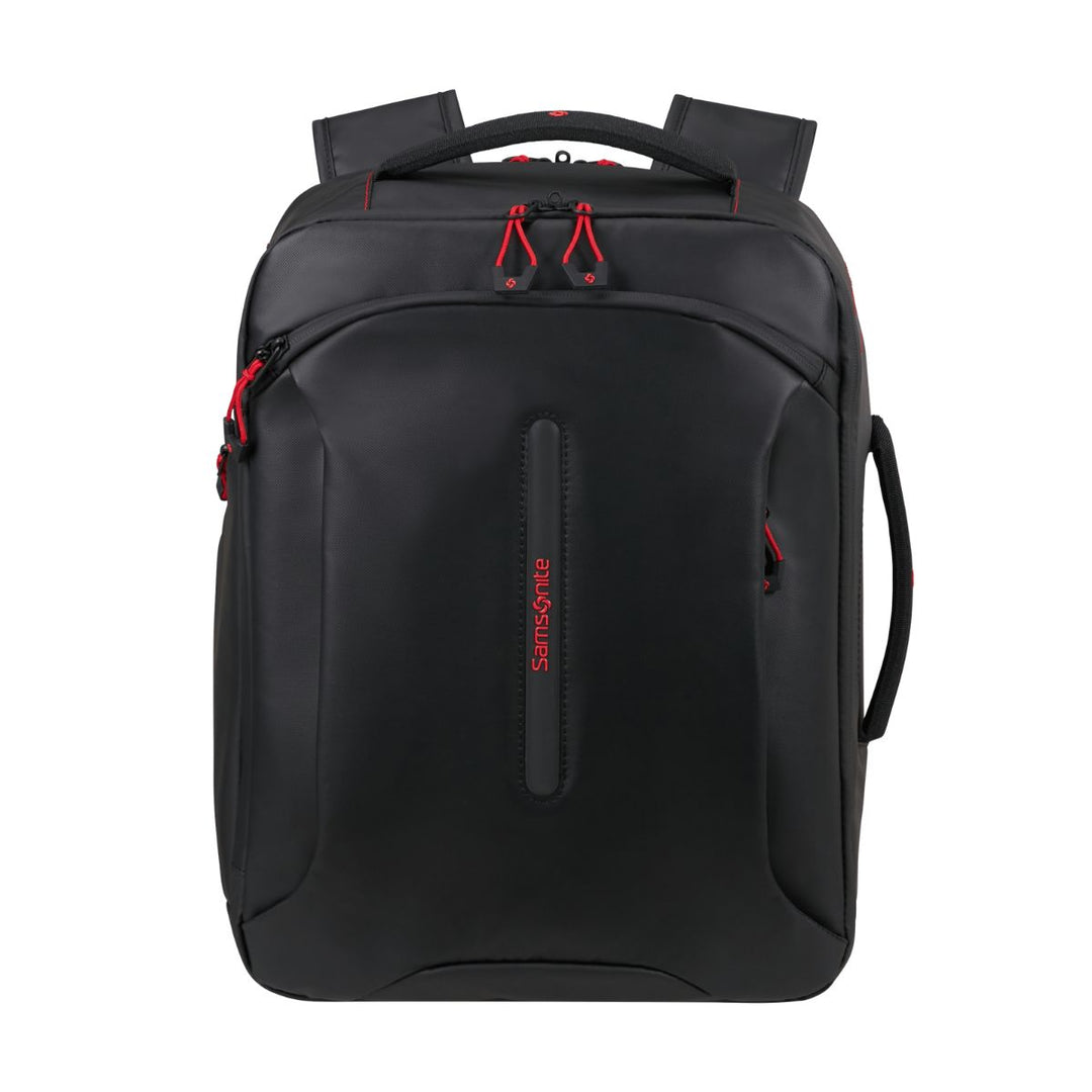 Voorkant van de Samsonite ecodiver cabin s zwart #kleur_zwart