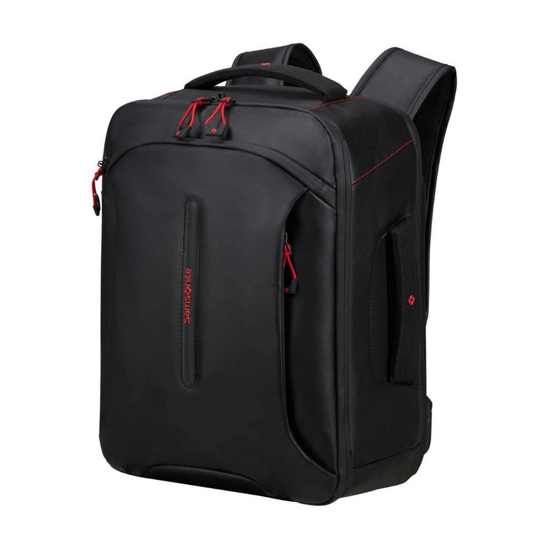 Voorzijde van de Samsonite ecodiver cabin s zwart #kleur_zwart