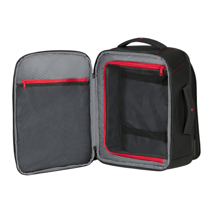 Binnenkant van de Samsonite ecodiver cabin s zwart #kleur_zwart