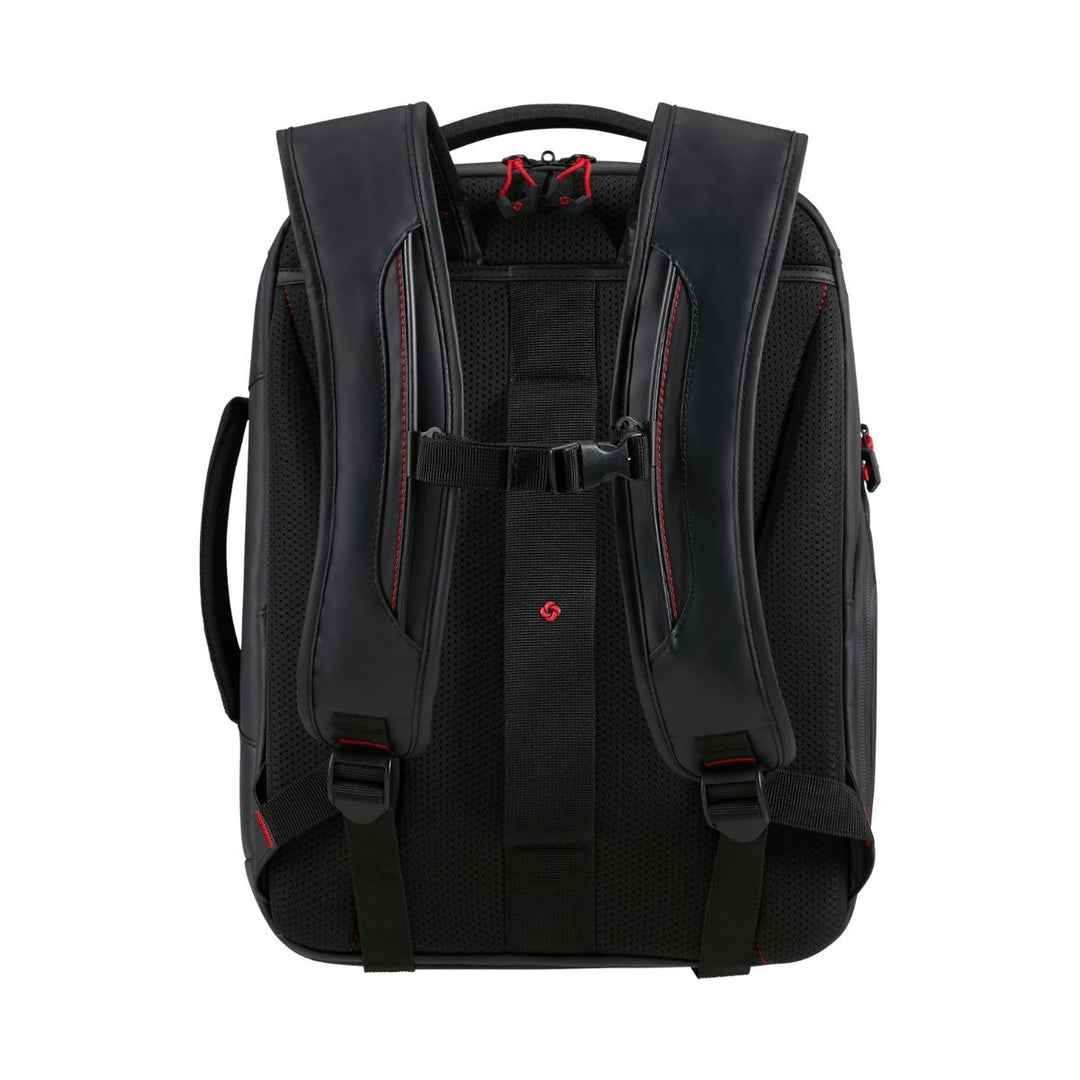 Achterkant van de Samsonite ecodiver cabin s zwart #kleur_zwart