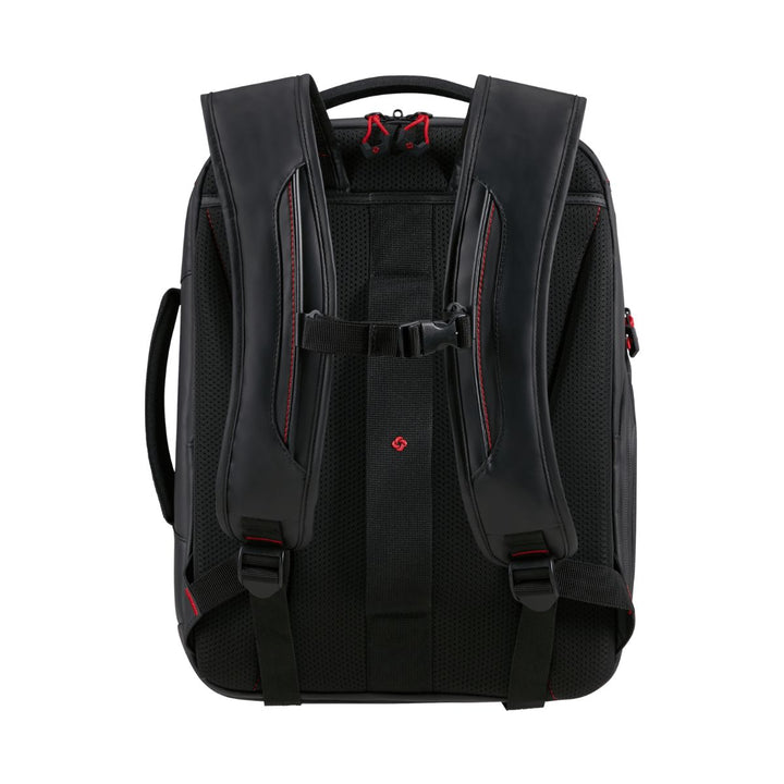 Achterkant van de Samsonite ecodiver cabin s zwart #kleur_zwart