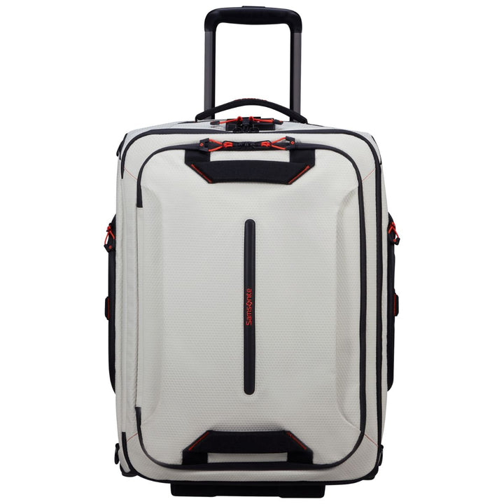 Voorkant van de Samsonite Ecodiver Duffle wheels 55 cloud-white #kleur_cloud-white