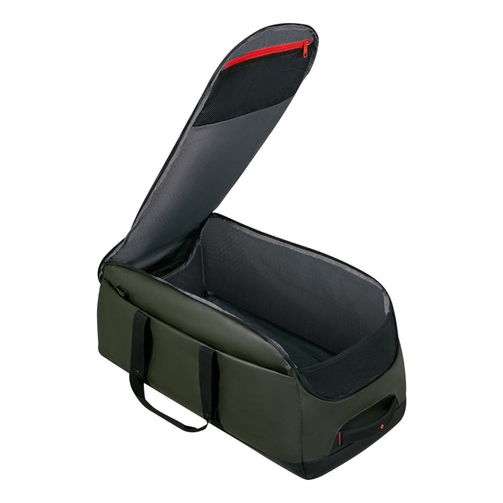 Binnenkant van de Samsonite Ecodiver Duffle L donkergroen #kleur_donkergroen