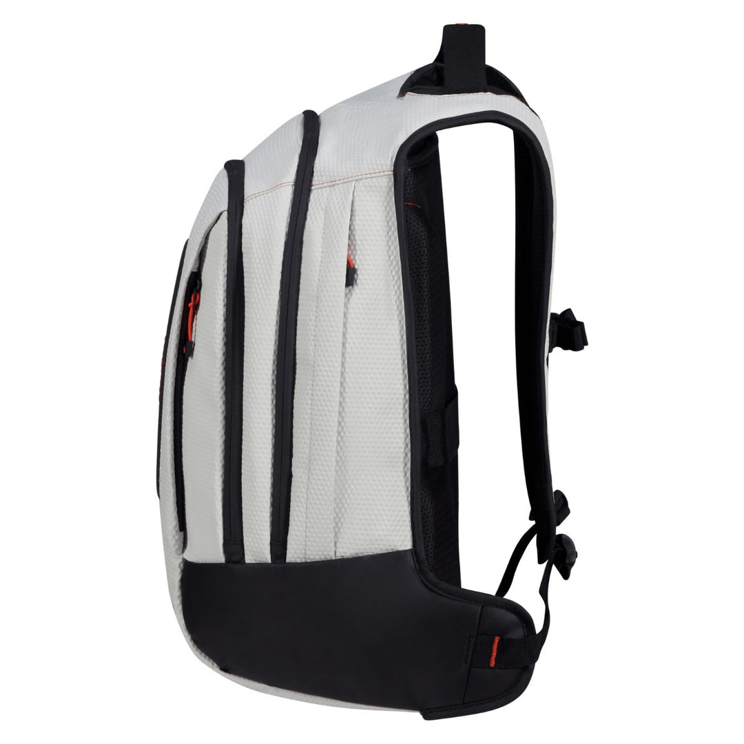 Zijkant van de Samsonite Ecoidver L Laptop rugzak cloud-white #kleur_cloud-white