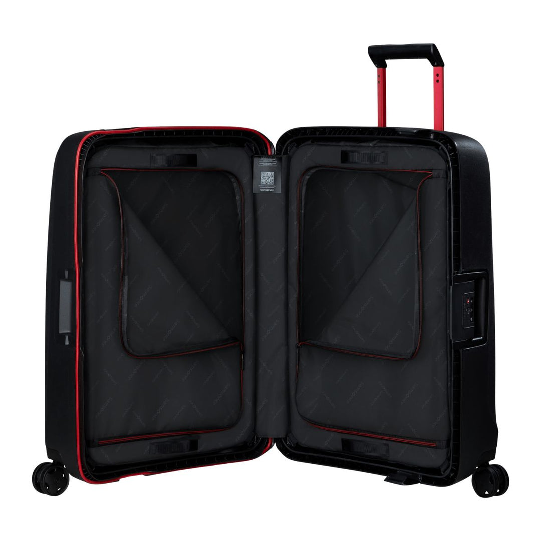 Binnenkant Samsonite Essens 69 koffer charcoal-red #kleur_charcoal-red