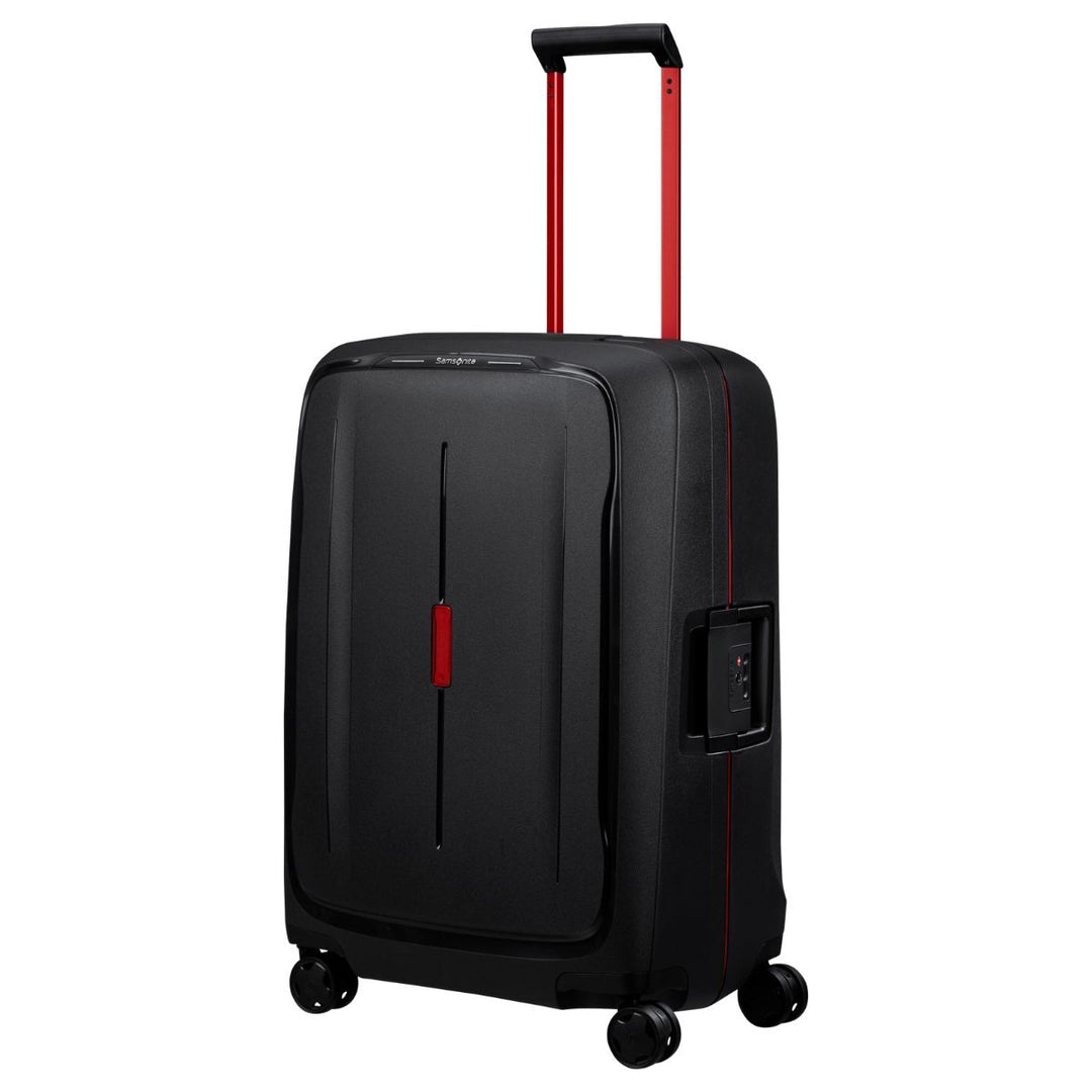 Voorzijde Samsonite Essens 69 koffer charcoal-red #kleur_charcoal-red