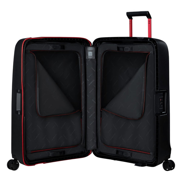 Binnenkant Samsonite Essens 75 koffer charcoal-red #kleur_charcoal-red