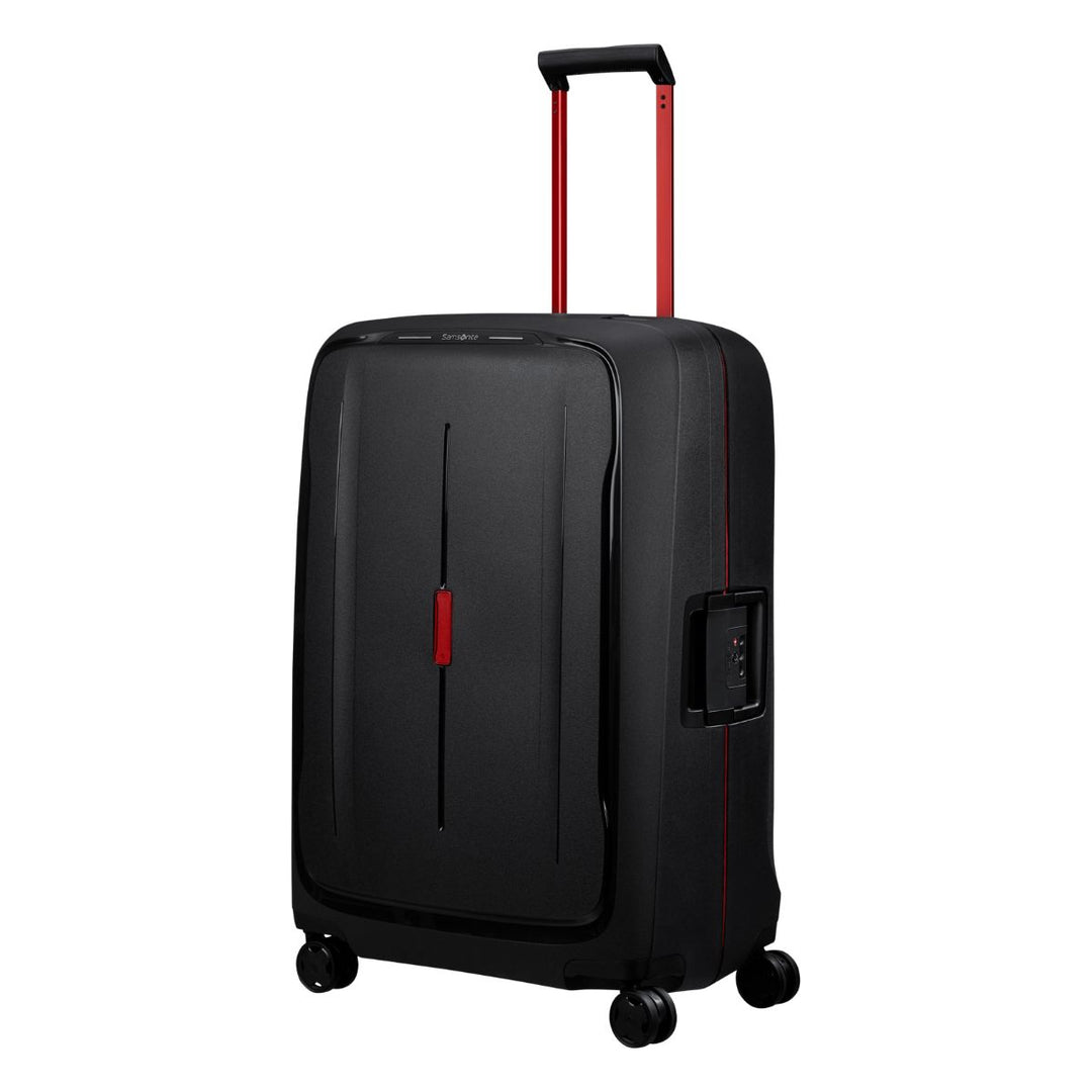 Voorzijde Samsonite Essens 75 koffer charcoal-red #kleur_charcoal-red