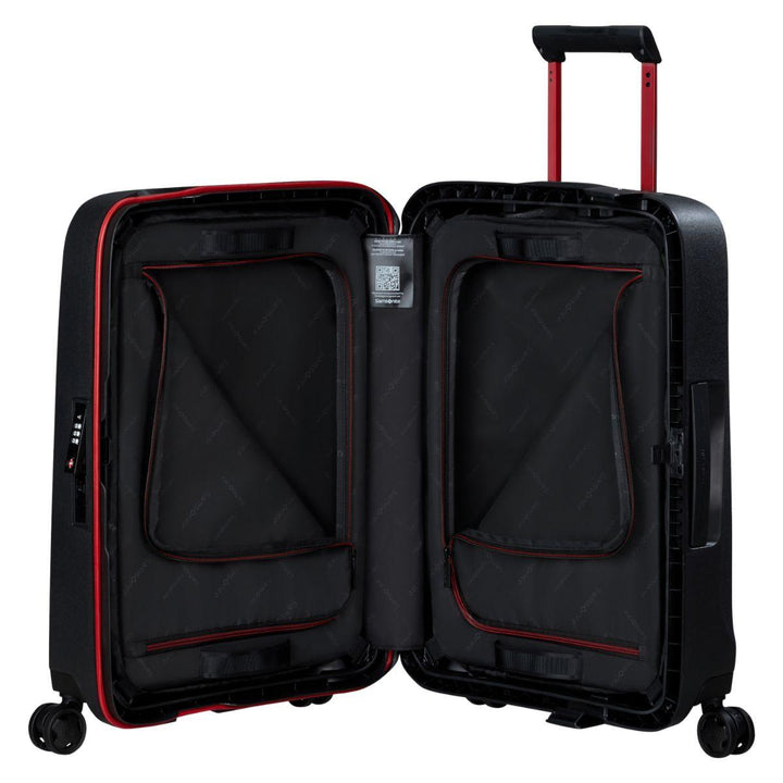 Binnenkant Samsonite Essens Handbagage Charcoal-red #kleur_charcoal-red