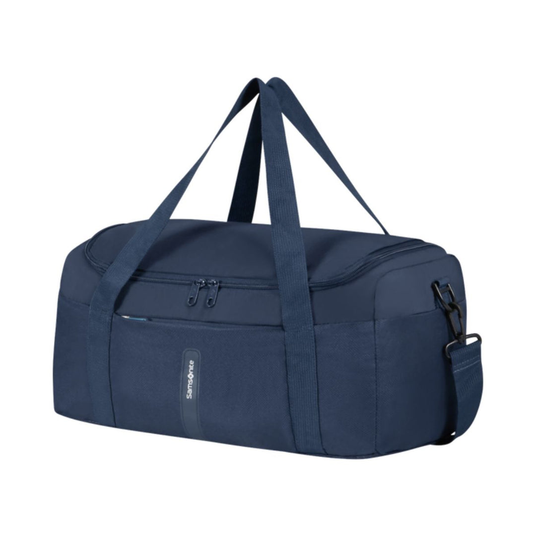 Voorzijde van de Samsonite TA revolution duffle XS navy #kleur_navy