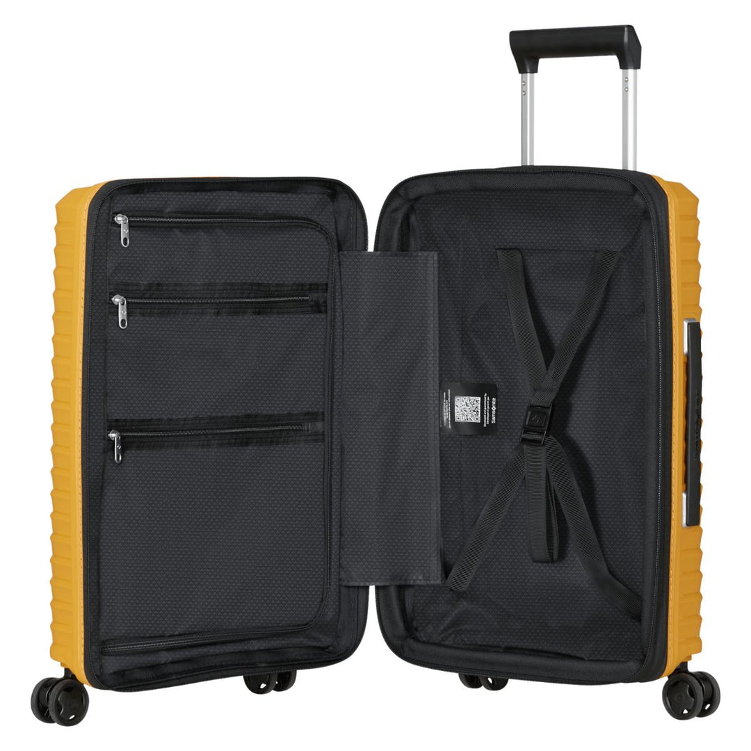 Binnenkant van de Samsonite Upscape Handbagage 35 geel #kleur_geel