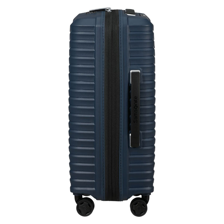 Zijkant van de Samsonite Upscape Handbagage 35 navy #kleur_navy