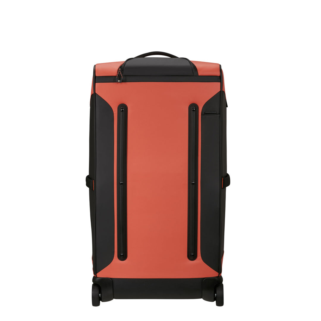 Achterkant van de Samsonite ecodiver 79 reistas in clay #kleur_clay