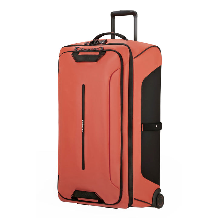 Voorzijde van de Samsonite ecodiver 79 reistas in clay #kleur_clay