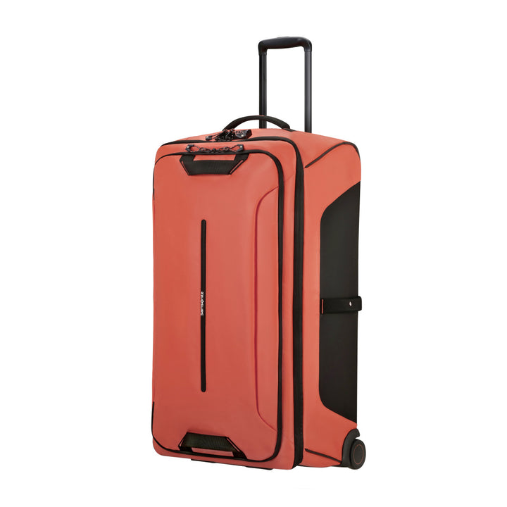 Voorzijde van de Samsonite ecodiver 79 reistas in clay #kleur_clay
