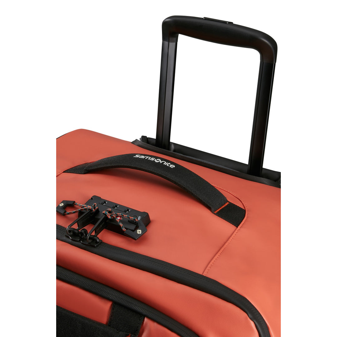 Bovenkant van de Samsonite ecodiver 79 reistas in clay #kleur_clay