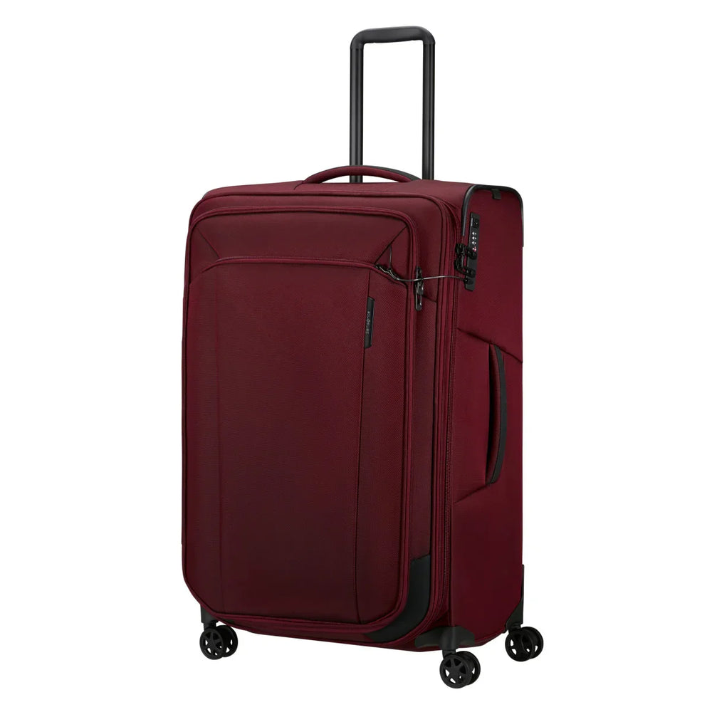 Voorzijde van de Samsonite Respark grote koffer 79 EXP burgundy #kleur_burgundy