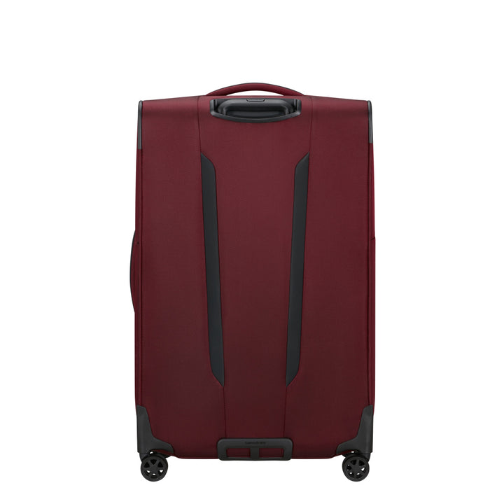 Achterkant van de Samsonite Respark grote koffer 79 EXP burgundy #kleur_burgundy