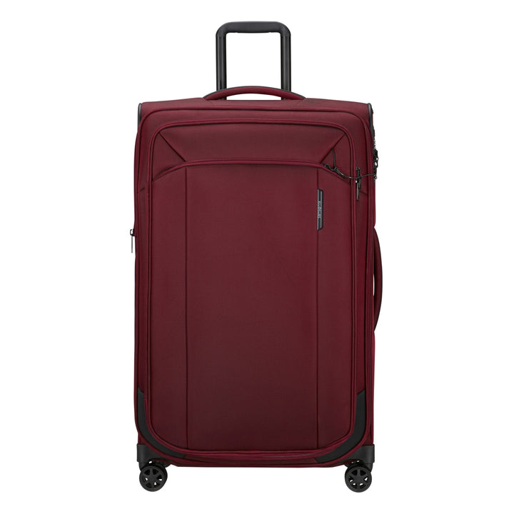 Voorkant van de Samsonite Respark grote koffer 79 EXP burgundy #kleur_burgundy
