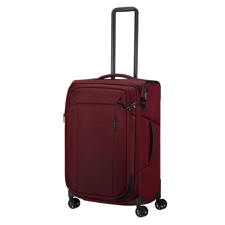 Voorkant van de Samsonite Respark middelmaat koffer 67 burgundy #kleur_burgundy
