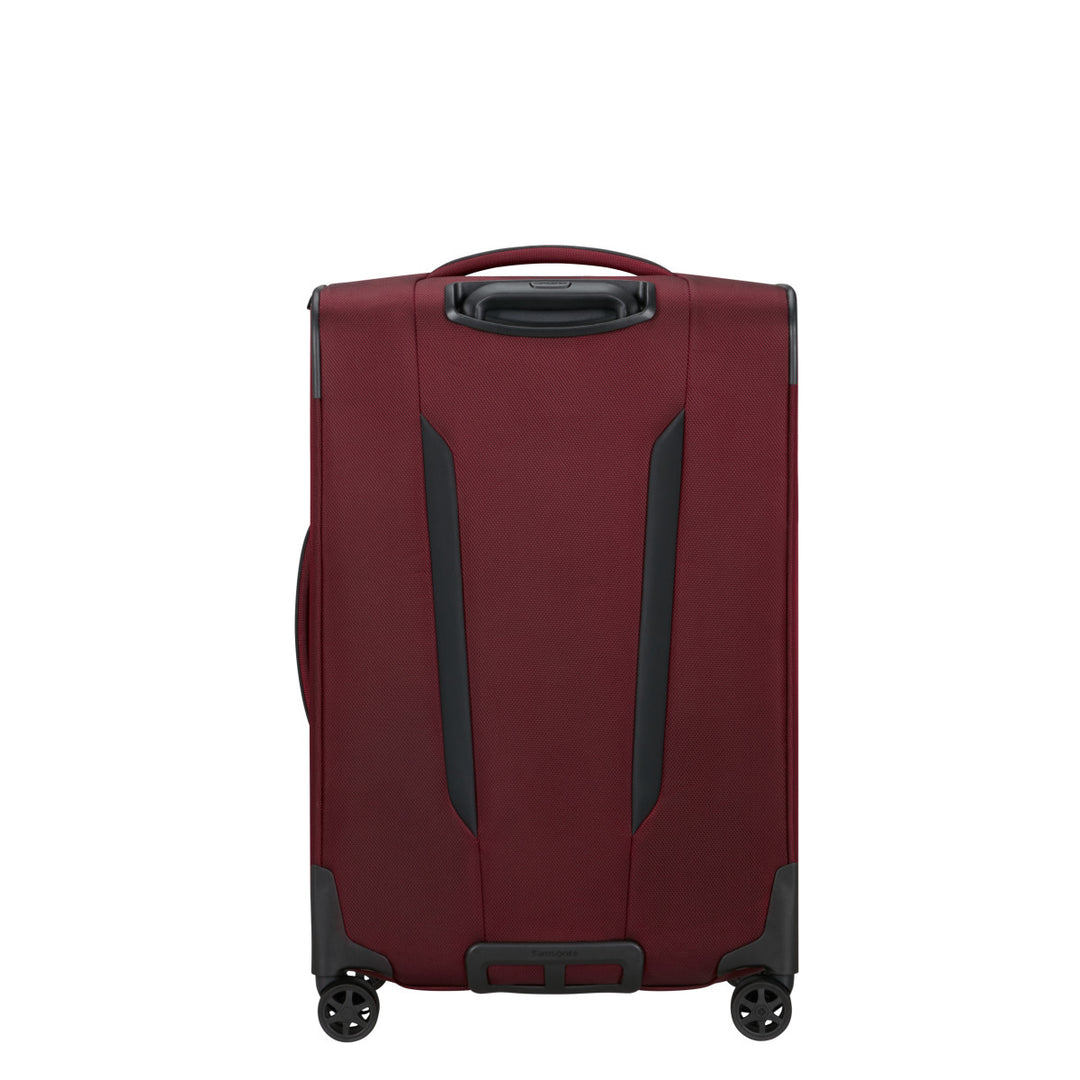 Achterkant van de Samsonite Respark middelmaat koffer 67 burgundy #kleur_burgundy