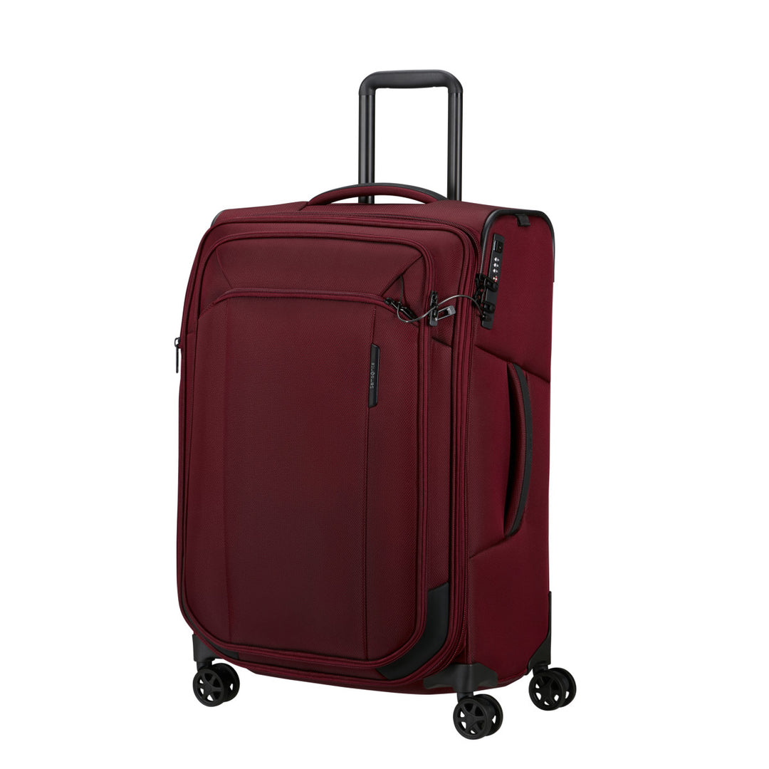 Voorzijde van de Samsonite Respark middelmaat koffer 67 burgundy #kleur_burgundy