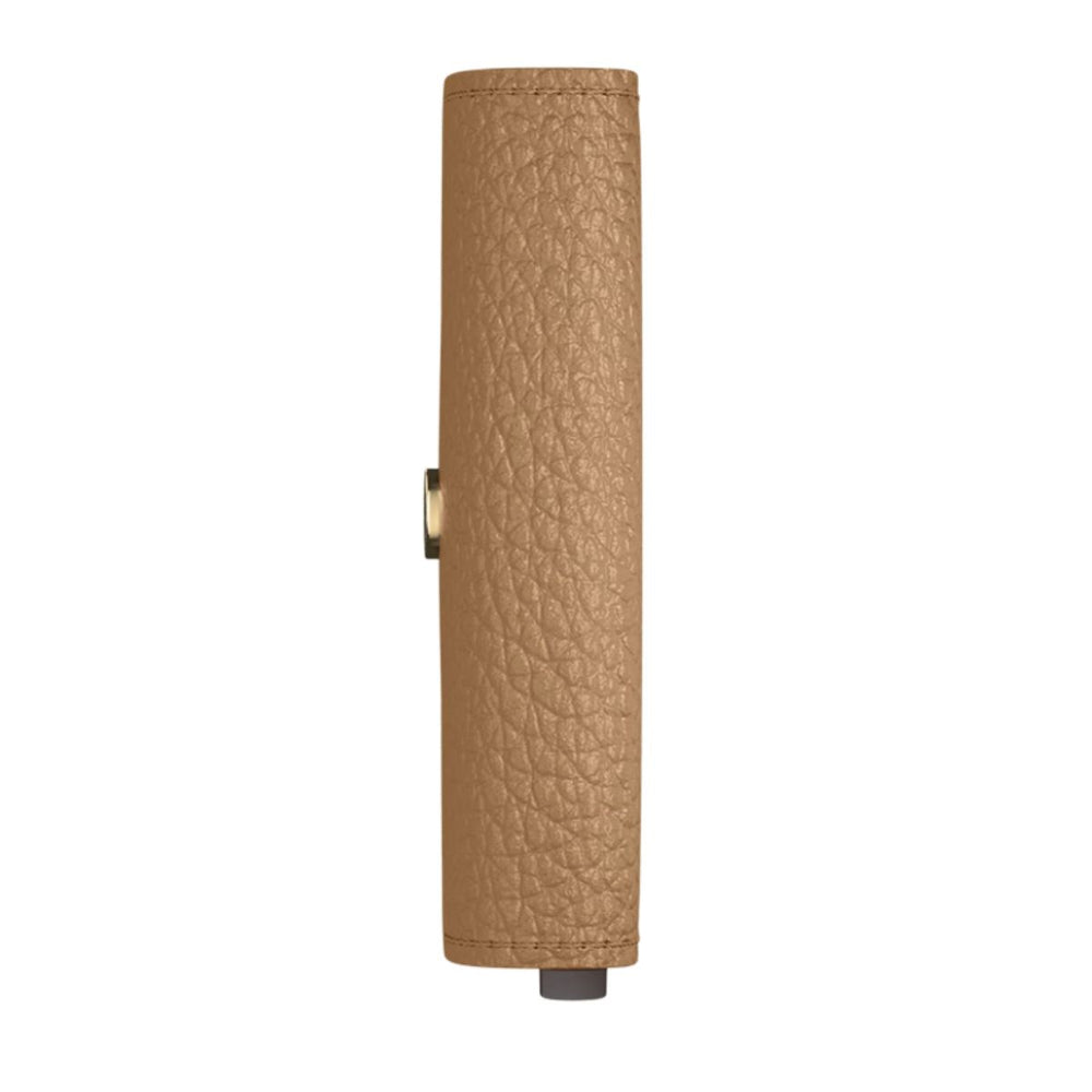 Zijkant van de Secrid Envolope mini wallet in cappuccino #kleur_cappuccino