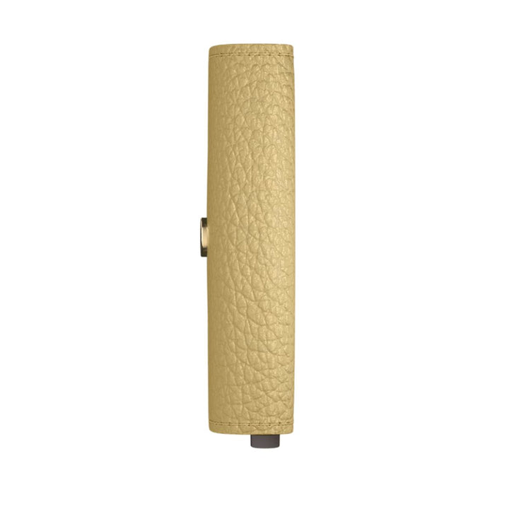Zijkant van de Secrid Envolope mini wallet in butter-yellow #kleur_butter-yellow