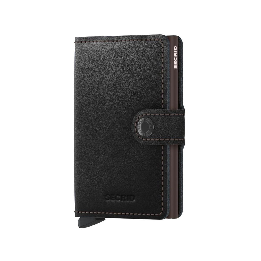 Voorkant van de Secrid Mini wallet Black-Brown #kleur_black-brown