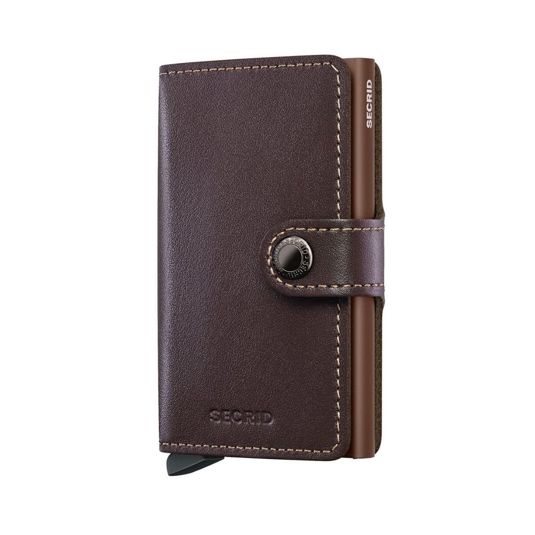 Voorkant van de Secrid mini wallet original  Chocolate #kleur_chocolate
