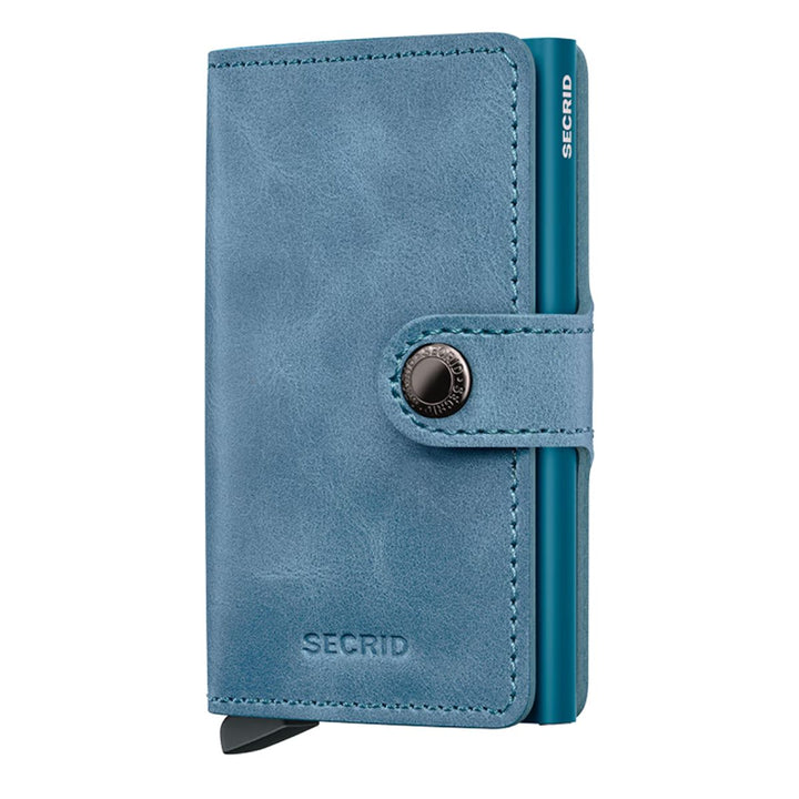 Voorkant van de Secrid mini wallet teal #kleur_teal